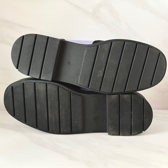 H&M Chunky Chelsea Boots 11 / 42 Light Lavender Pull On - Picture 7 of 10